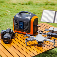 Générateur solaire portable, alimentation électrique de camping, batterie 110v 600w, en stock aux États-Unis, livraison gratuite