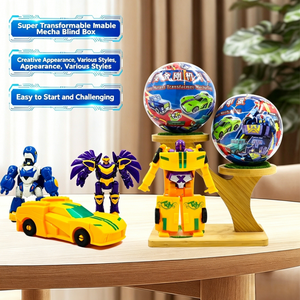 Caja Sorpresa de Huevo de Robot Coche Super Mutante Transformer Mecha, Juguete Coleccionable para Niños, Regalo de Cumpleaños, Venta al por Mayor, Recuerdo de Fiesta - Product Image 2