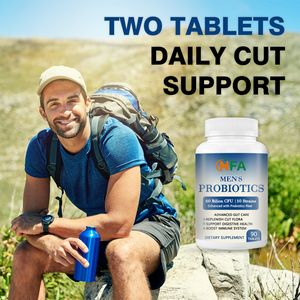 แท็บเล็ตโปรไบโอติกของผู้ชายที่มี60 bilion CFU สนับสนุนสุขภาพย่อยอาหารและปรับปรุงระบบภูมิคุ้มกัน - Product Image 5