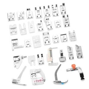 Brother <span class=keywords><strong>Singer</strong></span> Janome-pied presseur pour <span class=keywords><strong>Machine</strong></span> <span class=keywords><strong>à</strong></span> coudre, 32 pièces, accessoires de couture <span class=keywords><strong>à</strong></span> tige basse, RTS chauds - Product Image 2