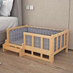 Literas de madera para perros y gatos, productos personalizados para mascotas de interior, de lujo, duraderas, respetuosas con el medio ambiente - Product Image 3