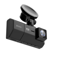 VR600 kamera dasbor tiga lensa, kamera dashboard 4K depan 1080P Interior 2K belakang IMX335 H.265 32GB DDR GPS siap untuk truk Armada