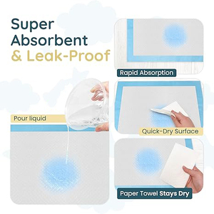 Wholesale Disposable <b>Changing</b> Pad Portable Diaper Mat for Baby, Puppy and Adults Super Absorbent Baby Waterproof <b>Changing</b> Pad - Product Image 5