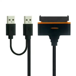 Câble mince USB 2.0 vers SATA 7 + 15 broches USB vers SATA <span class=keywords><strong>Cordon</strong></span> mince pour ordinateur portable <span class=keywords><strong>Disque</strong></span> <span class=keywords><strong>dur</strong></span> externe HDD Caddy Notebook DVD - Product Image 3