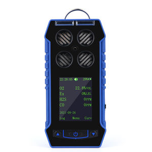 Para o portátil 4-em-1 NH3 H2S CO CH4 Amônia H2S Analisador De Gás <span class=keywords><strong>Detector</strong></span> De Gás De Metano Multi-Gás De Carregamento USB ATEX/CE Certificado Li-On - Product Image 1