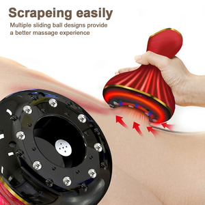 Masajeador de terapia de ventosas al vacío para el cuero cabelludo, máquina de adelgazamiento para esculpir Gua Sha, máquina de masajeador anticelulítico inalámbrica eléctrica - Product Image 6