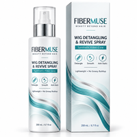 Spray démêlant pour perruques synthétiques sous marque privée, antistatique, contrôle des frisottis, revitalisant léger pour perruques, fabricant OEM