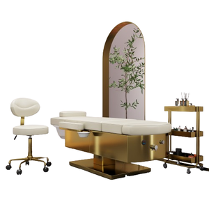 HOCHEY-Camilla hidráulica ajustable de pie de altura para spa, silla elevadora de masaje, cama de tratamiento - Product Image 5