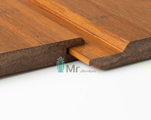 Parquet <span class=keywords><strong>de</strong></span> sol en bambou au design moderne Versailles Art Surface résistante à l'eau 18mm d'épaisseur Brossé à clic pour l'extérieur - Product Image 2