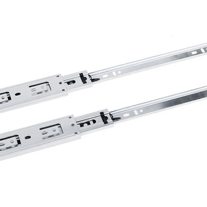 High Quality 20 Inch 3-Fold Heavy Duty Full Extension <b>Drawer</b> Runners Top Grade Shanghai Metal Slides for Kitchen Outdoor - Product Image 3
