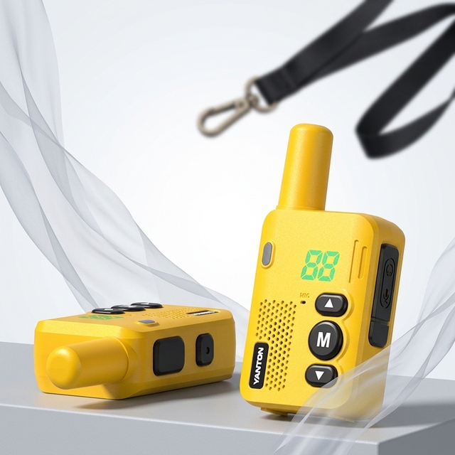 Radios Handheld Walkie Talkie 2 Km Long Range Mini Talkie-walkie UHF for Restaurant Security