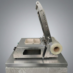 Máquina Selladora de Bandejas por Calor Compatible con Múltiples Películas para Papel de Aluminio, Películas Plásticas y Contenedores Ecológicos de Bagazo para Alimentos - Product Image 1