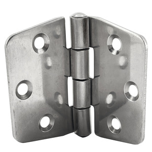 Charnière en acier inoxydable Isure 74x60x2mm à 6 trous, quincaillerie marine pour réparation de bateaux et de camping-cars - Product Image 2