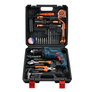 New Model <strong>ElectricTools</strong> Power Drill Tool Box Kit Sets Hand Tools Set - Product Image 1