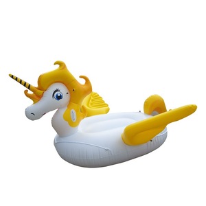 B01 vàng đôi Inflatable núi PVC Inflatable động vật thủy sinh <span class=keywords><strong>Unicorn</strong></span> núi vòng tròn bơi <span class=keywords><strong>Float</strong></span> rồng ngựa hồ bơi <span class=keywords><strong>Float</strong></span> - Product Image 3