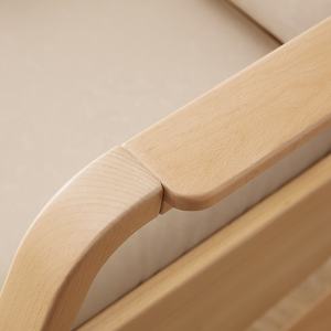 Only B2B Boori Chaise berçante en bois relaxante de style nordique moderne et européen <span class=keywords><strong>pour</strong></span> adultes - Product Image 5