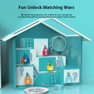 Montessori sớm học tập cho trẻ em với bảng chữ cái và số công cụ khóa giáo dục cảm giác chơi cho trẻ mới biết đi mầm non đồ chơi - Product Image 4