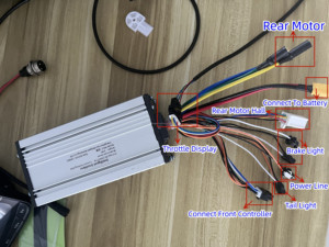 ตัวควบคุมมอเตอร์ไร้แปรงถ่าน LIVIAE Liya 60v 35A 6000W สำหรับสกู๊ตเตอร์ไฟฟ้า Geofought M11 M7 R6 - Product Image 5