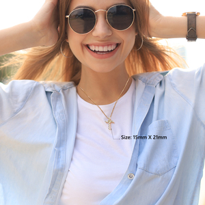 เพชร<span class=keywords><strong>โม</strong></span>อิส925สเตอริงเงิน VVS จี้กางเขนทอง14K สร้อยคอชุบทองผู้หญิงภรรยาเครื่องประดับศรัทธาทางศาสนา - Product Image 6