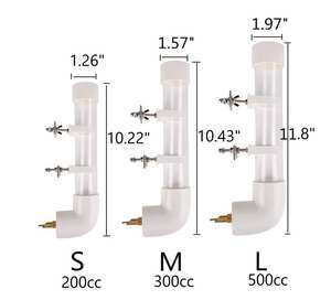 Подвесная бутылочка для кормления птиц, автоматический дозатор воды для попугаев, ара, какаду - Product Image 4