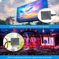 Boîte de jonction électrique en plastique étanche 1 voie FSH714 IP68 Boîte de jonction étanche pour bande lumineuse intérieure et extérieure