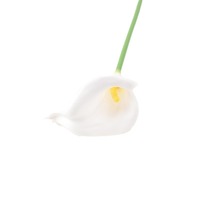 Fleurs artificielles de lys calla en soie délicates et douces, faites à la main, pour les décorations de mariage, de Pâques, de remise de diplôme, de Noël, de rentrée scolaire et de la maison