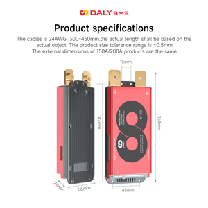 <span class=keywords><strong>Daly</strong></span> - Inversor Inteligente de Iones de Litio <span class=keywords><strong>BMS</strong></span> <span class=keywords><strong>6S</strong></span> 24V 150A para Vehículos Recreativos, Baterías de Iones de Litio 18650 <span class=keywords><strong>6S</strong></span>, Placa Inteligente <span class=keywords><strong>BMS</strong></span> <span class=keywords><strong>Daly</strong></span> - Product Image 3