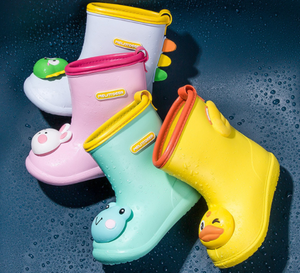 Imperméable pour enfants, poncho <span class=keywords><strong>de</strong></span> <span class=keywords><strong>pluie</strong></span>, chaussures <span class=keywords><strong>de</strong></span> <span class=keywords><strong>pluie</strong></span> pour enfants, personnalisé, mignon, pour adolescents, imperméable, réutilisable, dessin animé - Product Image 5