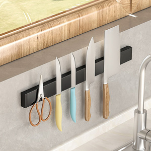 Portacuchillos magnético de acero inoxidable para montar en la pared, organizador de cuchillos de cocina para almacenamiento de cuchillos - Product Image 2