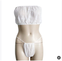 Soutien-gorge enveloppant jetable non tissé multicolore pour spa sauna salon de beauté produit de gros