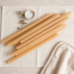 Odorless Non-Soggy Eco-Friendly Natural Organic Plant-Based Bagasse Customized <b>for</b> Juice Bar Cold <b>Drinks</b> Sugarcane <b>Straw</b> - Product Image 1