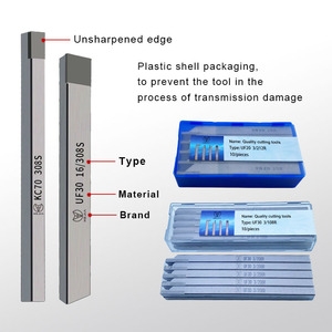 Chất Lượng Cao Kc50 Tungsten <span class=keywords><strong>Carbide</strong></span> Máy Tiện Công Cụ Rộng Vuông Lưỡi Cứng Hợp Kim Uf20 Cắt Tip Phẳng Hàn lưỡi Biến Công Cụ OEM - Product Image 4