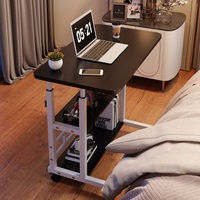 Table de chevet réglable en hauteur, bureau d'ordinateur en métal, bureau d'étudiant, table de chambre, dortoir, maison, étude, petite table