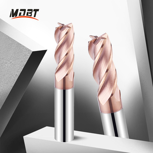 HRC55 Carbide <strong>End</strong> <strong>Mill</strong> 1 2 4 5 6 8 10mm 4 Flutes <strong>End</strong> Milling Cutter Alloy Coating <strong>Tungsten</strong> Steel <strong>End</strong> <strong>Mill</strong> with TiAlN Coated - Product Image 2