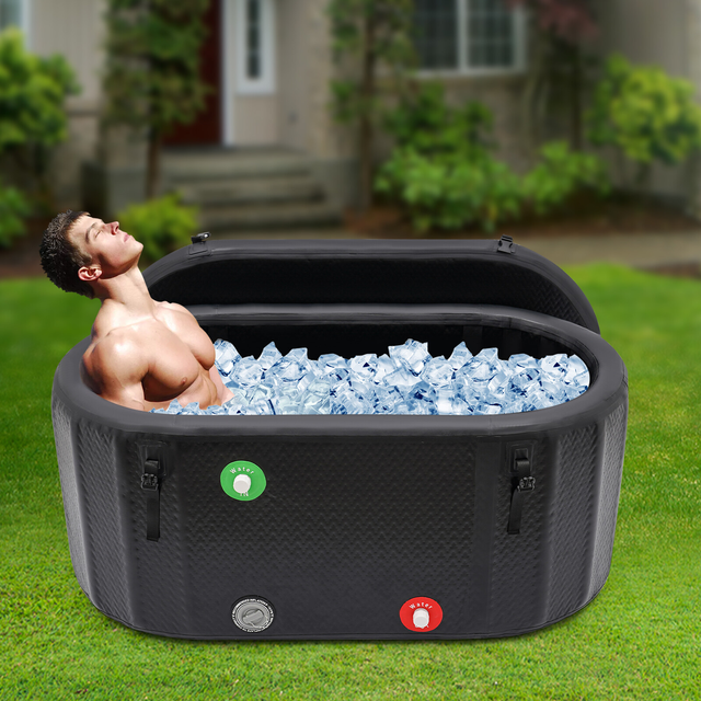 Light Weight Inflatable PVC Outdoor Ice Bath Tub Cold Water Therapy Luxury Portable Cold Plunge for Muscle Recovery