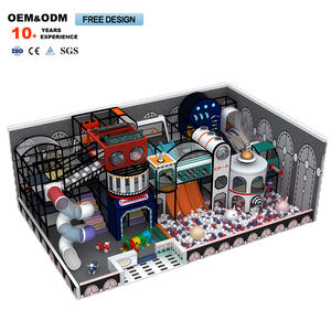 Grand équipement de jeu intérieur pour enfants, <span class=keywords><strong>labyrinthe</strong></span> de jeu souple, château malicieux pour les écoles, les centres commerciaux, piscine à balles en vente - Product Image 4