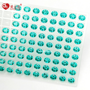 <span class=keywords><strong>Pietra</strong></span> Preziosa Sintetica Pronta per la Consegna, Taglio Argyle, <span class=keywords><strong>Pietra</strong></span> Creata in Laboratorio YAG, Tormalina <span class=keywords><strong>Paraiba</strong></span> Taglio Ovale, <span class=keywords><strong>Paraiba</strong></span> Coltivata in Laboratorio - Product Image 4