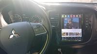 Pour Mitsubishi Outlander 9.7 "écran tactile vertical CarPlay Android Auto HD stéréo, caméra de recul, unité principale Plug & Play