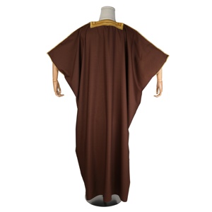 <span class=keywords><strong>Vestido</strong></span> árabe musulmán dorado bordado, tafetán, caftán, desierto, Jubah, Abaya, Jalabya, étnico, qami, Jeque islámico, Khaleeji - Product Image 5