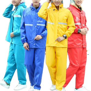 Vente Chaude – Combinaison de Pluie Légère en Polyester Imperméable et Respirante avec Capuche, Teinte Unie, pour l'Été – Service OEM - Product Image 1