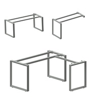 BERSON – fourniture directe d'usine, bureau d'apprentissage, table en acier, cadre de table en métal bon marché, cadre de table en forme de L