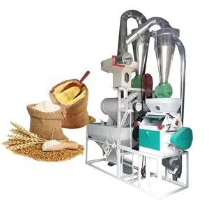 Máquina de molienda de harina de trigo y maíz, equipo neomático, línea de producción automática completa en Etiopia