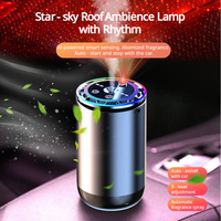 Star Top Intelligent Glass Car Aromatherapy Machine Parfum Lampe Spray avec Atmosphère Voiture Purificateur D'air Fournitures