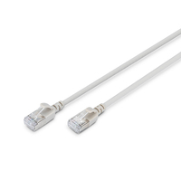 Cable de red blindado Extra delgado de 32AWG Cat6A, conector RJ45 suave y Flexible, Cables de comunicación de línea de datos Ethernet delgados de F-FTP