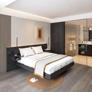 Furnitur Kamar Tamu Hotel Bintang 5 Set Perlengkapan Kamar Tidur Apartemen Mewah Furnitur Hotel Modern Lainnya