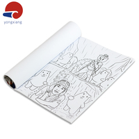 Livre de coloriage pour enfants adultes, impression personnalisée, livre d'éducation de haute qualité, impression couleur complète pour le dessin des enfants