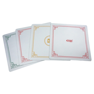 Table de Mahjong portable en plastique avec tuiles et chaises, tapis de jeu inclus – Cadeau créatif - Product Image 3