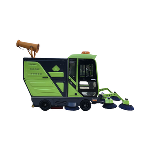 Balayeuse industrielle autopropulsée 48V pour voirie, grande taille, 240L, à eau froide, pour le nettoyage des routes, en métal - Product Image 2