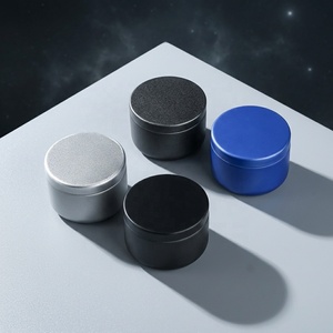 Lata de Tabaco Vacía al por Mayor, Recipiente Hermético para Té, Café, Azúcar, Dulces, Lata Personalizada para Almacenamiento de Hierbas, Caja Redonda de Metal - Product Image 3