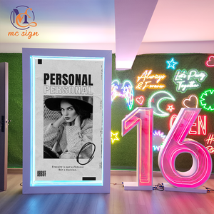 Cornice Fotografica Personalizzata con Retroilluminazione LED RGB per Decorazioni di Matrimoni, <span class=keywords><strong>Eventi</strong></span> e Esposizioni nei Centri Commerciali - Product Image 3